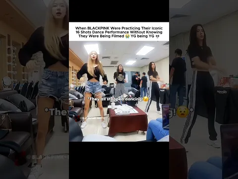 When Blackpink had no idea YG was secretly filming them! ππ #blackpink #λΈλνν¬