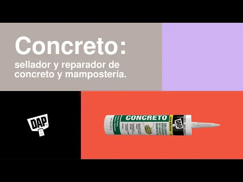 Download MP3 Concreto: sellador y reparador de concreto y mampostería | DAP Latinoamérica