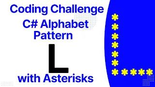 C star pattern Asterisks pattern Alphabet Pattern Print L