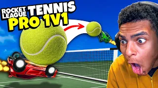 I challenged a PRO to Rocket League with REAL TENNIS RULES