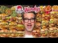 We Try EVERY Burger At Wendy s