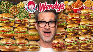 We Try EVERY Burger At Wendy s