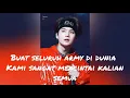 Download Lagu Kata kata Suga untuk ARMY dan HATERS