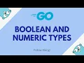 Boolean and Numeric Types in Go Go for Beginners