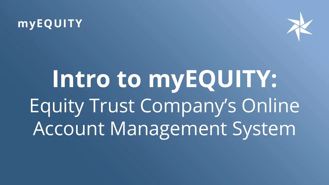 myEQUITY Marketing Video Animation