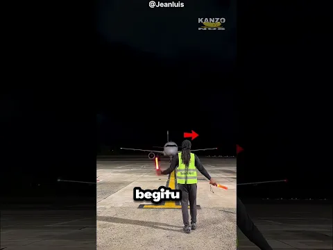 Inilah Orang yang Mengarahkan Pesawat Saat Parkir di Bandara!