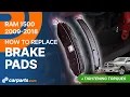 How to replace the Front Brake Pads 2009-2018 Dodge RAM 1500