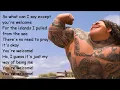 Moana You re Welcome