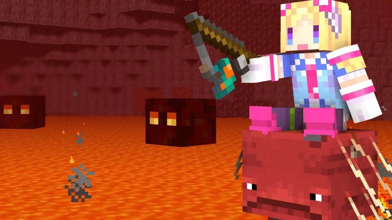 【Minecraft】マイクラ1年生！ネザー要塞見つけたけど帰れないPart4【ホロライブ/アキロゼ】