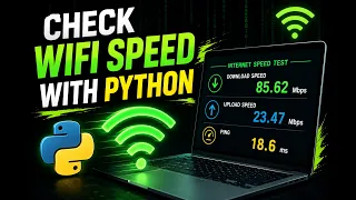 Build an Internet Speed Test Tool with Python Python Internet Speed Tester HackWith36