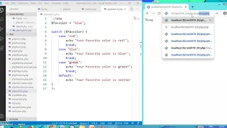 9 switch statement in PHP