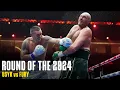 ROUND OF THE 2024 USYK vs FURY - ROUND 9