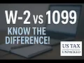 W-2 vs 1099 - Key Differences Explained for US Taxes