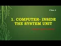 ICT Ls-1 Computer Inside the System Unit Class 4 IT Planet Book CBSE