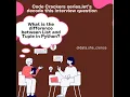 Let s solve this Python interview question What s the difference between Lists Tuples in Python