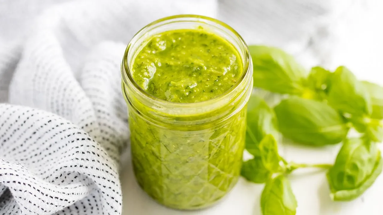 How to Make Simple Basil Pesto   The Stay At Home Chef