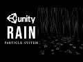 Rain VFX Unity Particle System How to make a Rain Effect in unity Particle System VFX