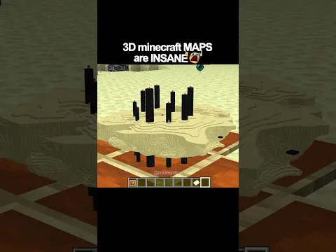 3D minecraft MAPS are INSANE
