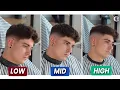How to do Low Fade Mid Fade High Fade - DEMO IN THE SAME CUT