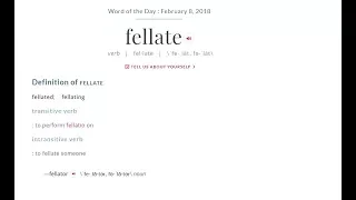 aris word of the day fellate ft google assistant