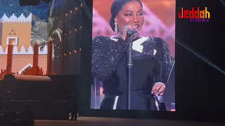 الفنانة موضي الشمراني حفل جدة   كم باقي على الرجعة دندنها