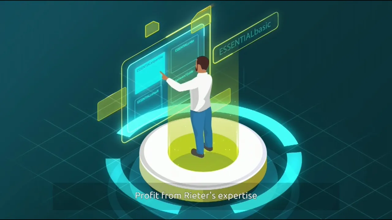 Rieter SaaS onboarding video