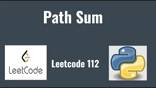 Leetcode 112 Path Sum