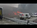 New shows fire break out at FedEx facility in Austell