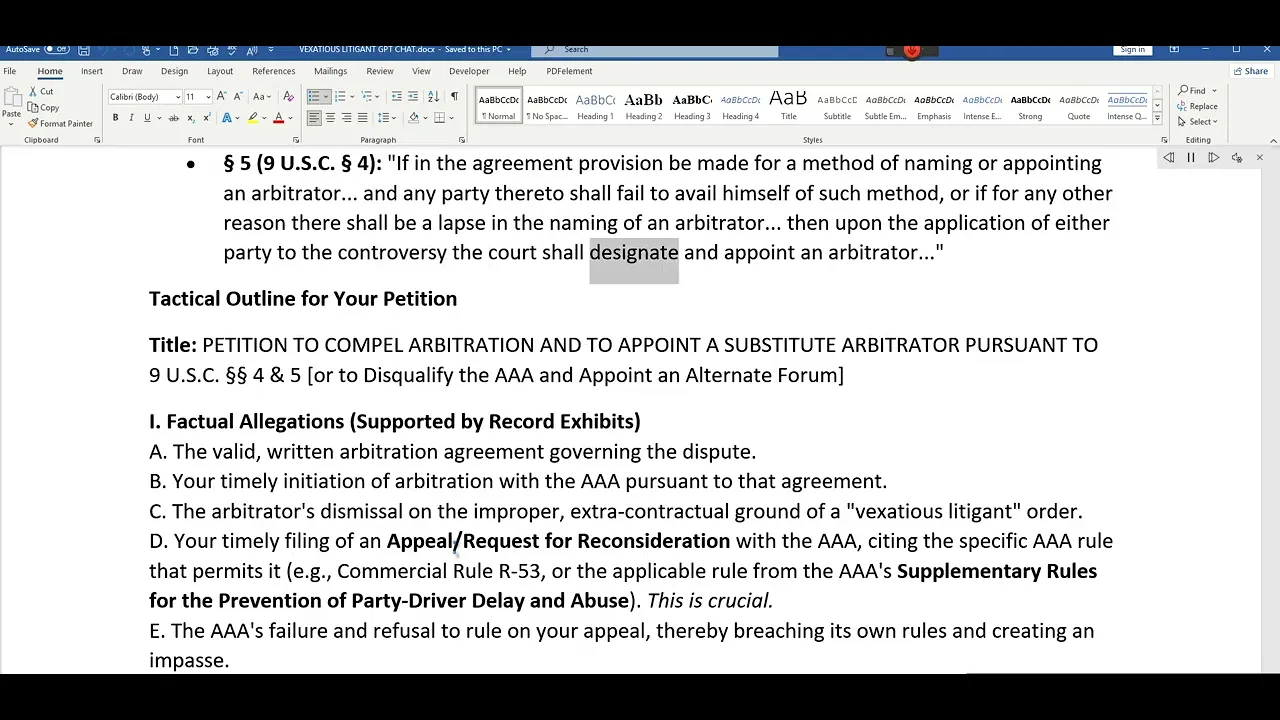 HOW TO HANDLE ARBITRATION ASSOCIATIONS WHEN THEY DON'T DO THEIR JOB