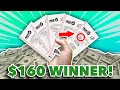 160 Winner On Pick 4 Illinois State Lottery Tickets w Slots and Steak