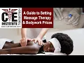A Guide to Setting Massage Therapy Bodywork Appointment Session Prices