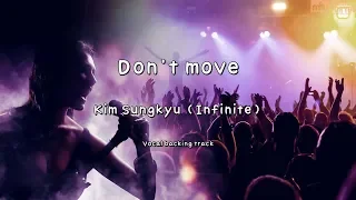 Download Don't move - Kim Sungkyu (Infinite) (Instrumental \u0026 Lyrics) MP3