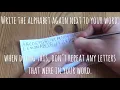 How to Make Your Own Secret Code really easy