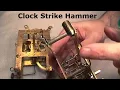 Clock Strike Hammer Striking a gong bell or chime rod with hammers