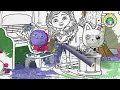 Coloring Gabby s Dollhouse - Color with Us