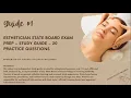 Esthetician State Board Exam Practice Questions Test Your Knowledge Study Guide