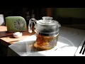 Hot Delicious cup of Coffee from the Pyrex Percolator