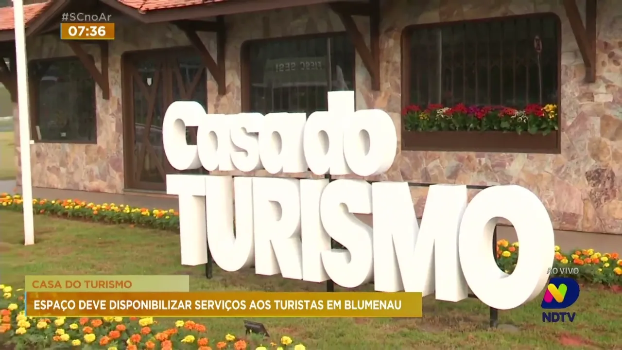'Casa do Turismo' é inaugurada nesta quarta-feira em Blumenau