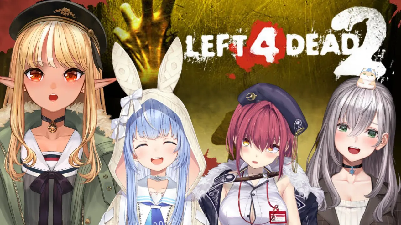 【L4D2】久しぶりの3期生コラボ！やはり斧が最強【不知火フレア/ホロライブ】