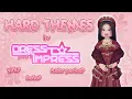 HARD THEME Outfits In DRESS to IMPRESS For YOU GUYS NONVIP VIP Part 3 Y3K BoHo Tudor Period