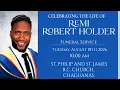 The Funeral Service of Remi Robert Holder