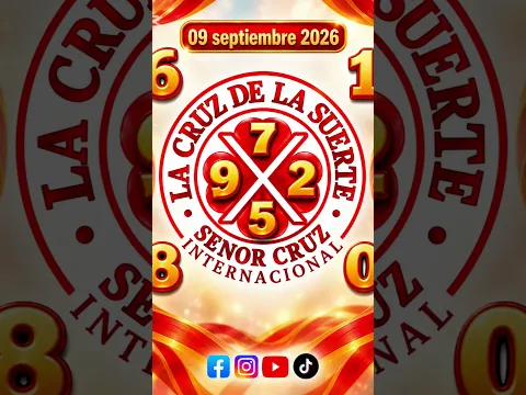 Cruz 09 septiembre 2026 !!!