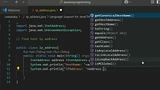 find the host IP address in Java networking