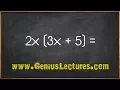 How to Multiplying Polynomials - Beginning Algebra