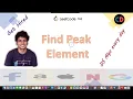 Find Peak Element Leetcode 162 Live coding session