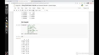 ML Scikit Learn How to perform missing Value Imputaton