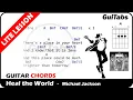 HEAL THE WORLD 🌏 - Michael Jackson ( Lyrics - GUITAR Chords 🎸- Karaoke )
