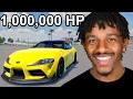 I ADDED 1,000,000 HP TO A SUPRA IN ROBLOX DRIVING EMPIRE
