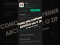 Download Lagu 📤 Como DESCOMPRIMIR Archivos RAR y ZIP en MENOS DE 1 MINUTO #android #tutorialesandroid #tips