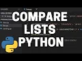 How to Compare Lists with the In Operator in Python - Python for Beginners